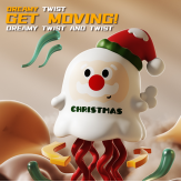 Novelty Ghost Pumpkin Wind-up Dancing Toy For Party Favors Clearance Stock 2877 Wholesale