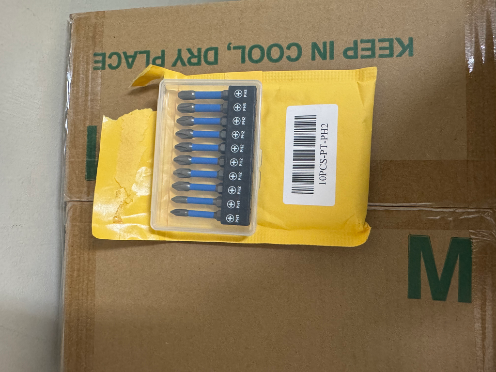 Clearance 10Pcs Magnetic Phillips Screwdriver Bits Set, 3204 Boxes Wholesale Anti-Wear Drill Bit Kit