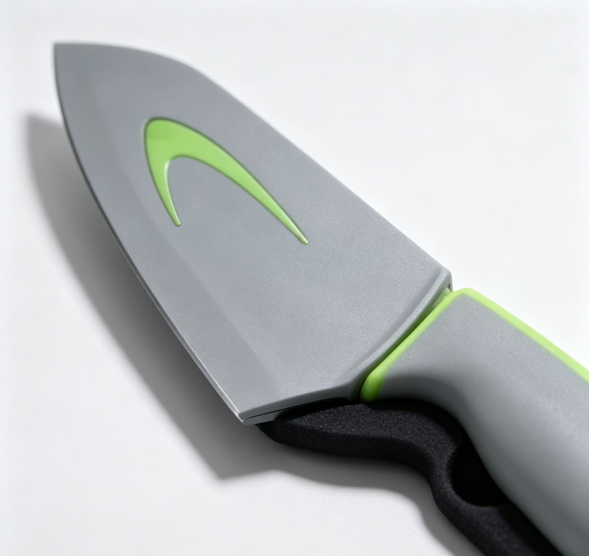 Multi-size 3pcs Kitchen Knife Set Grey Green Handle Stainless Steel Cooking Knives Wholesale