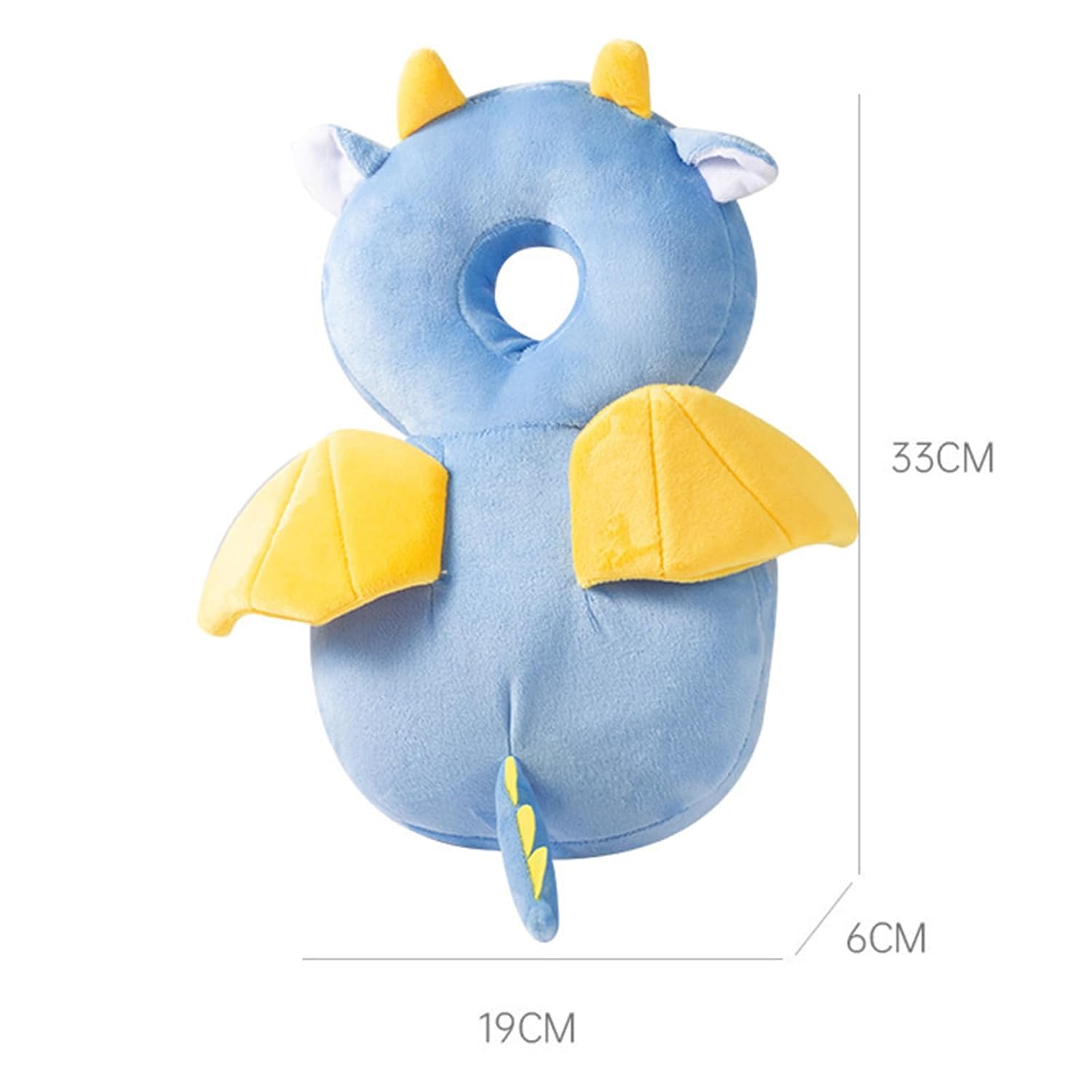 Baby Walkers Head Protector Toddler Adjustable Baby Safety Pad Backpack Wear for Crawling with Safety Leash