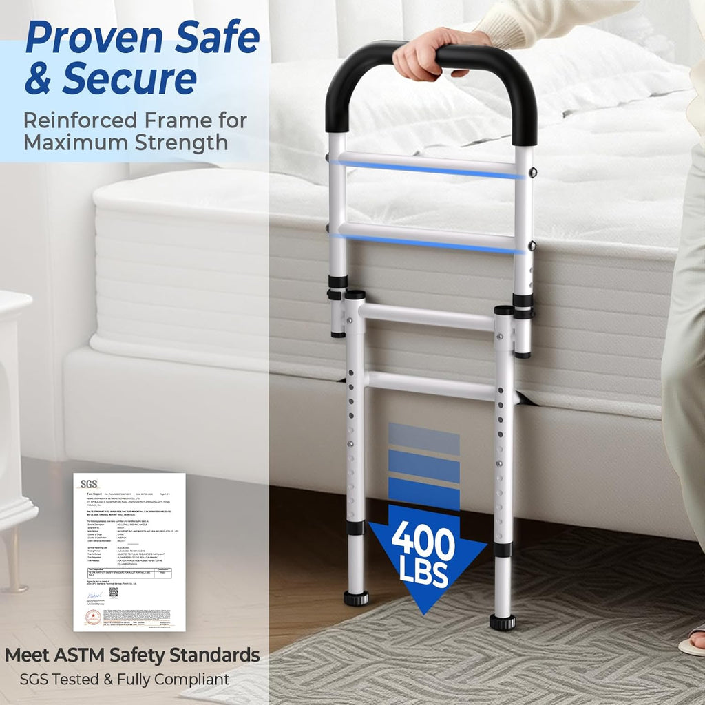 KingPavonini Bed Rails for Elderly Adults Safety 2026 Upgrade,