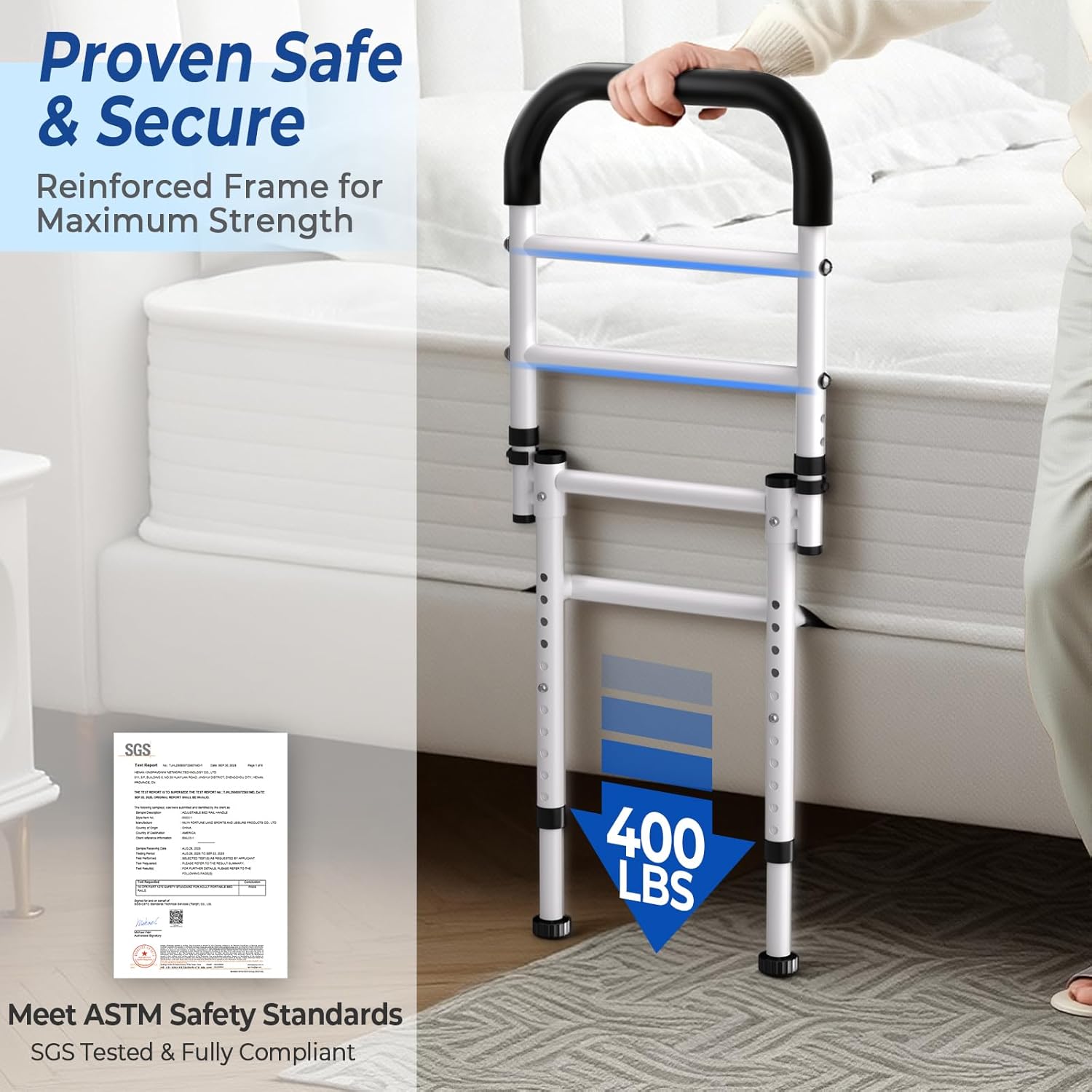 KingPavonini Bed Rails for Elderly Adults Safety 2026 Upgrade,