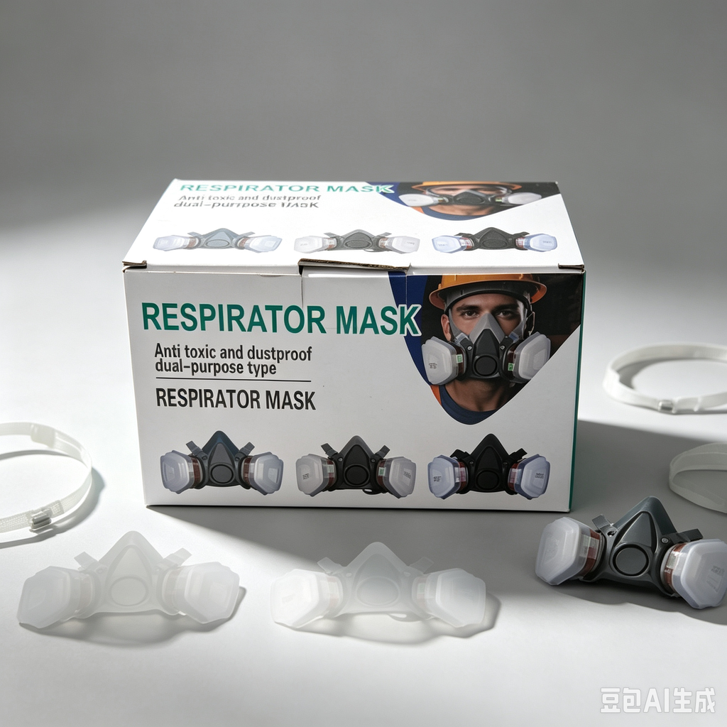 Industrial Half Face Respirator for Painting Automotive and Workshop Use