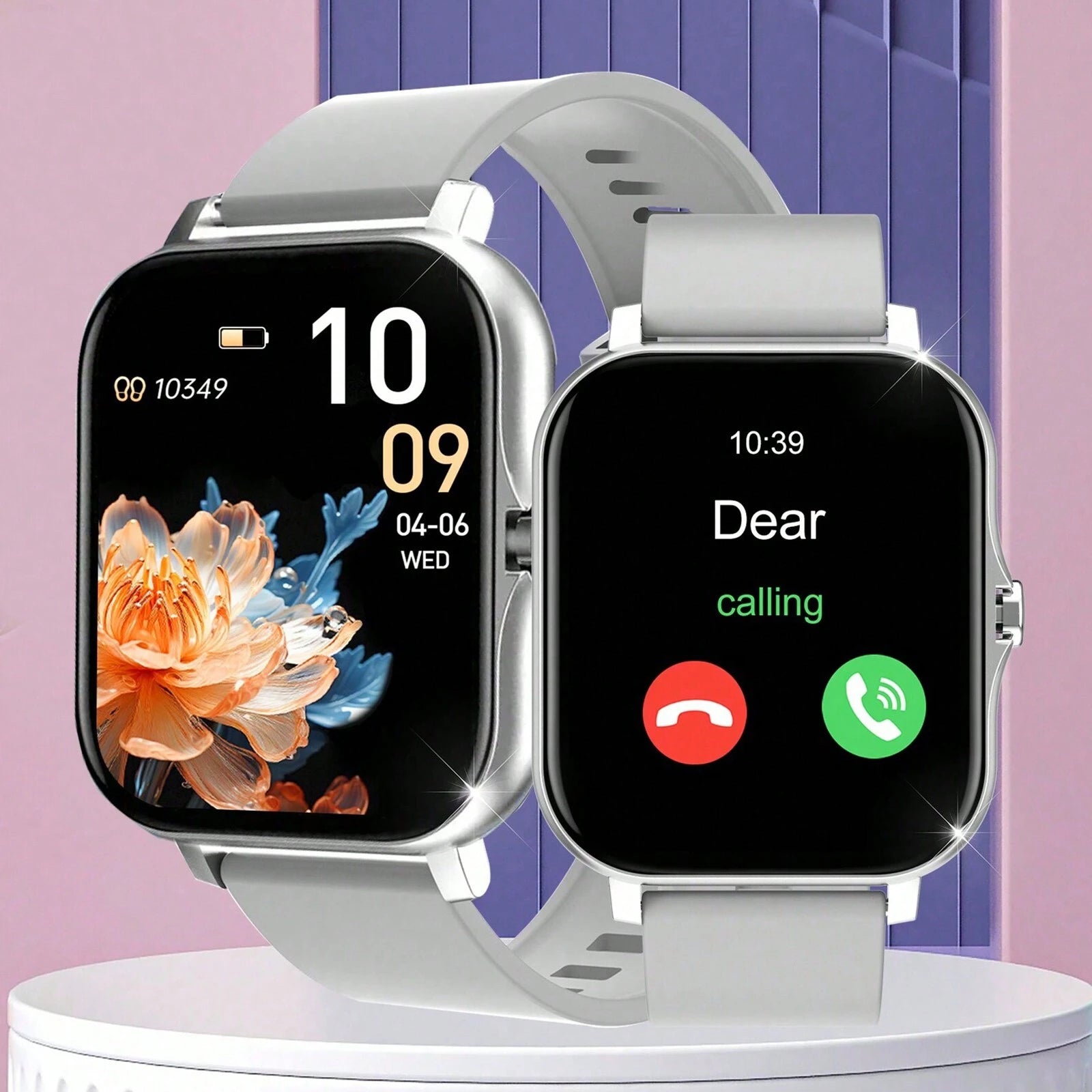 Clearance Smart Watch, Wireless Calling/Dialing, Multiple App Notifications, Suitable For Men & Women, Fitness Watch, Customizable Wallpaper, Music Control, Compatible With IOS/Android