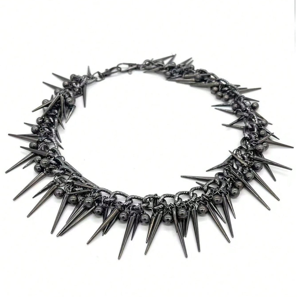 Multi Color Punk Spike Waist Chain Clearance, Gothic Rivet Spiked Body Belt, Edgy Rock Heavy Metal Statement Waist Belt for Skirt Jeans Concert