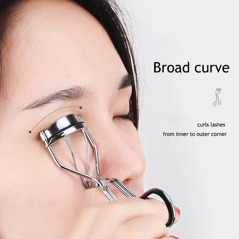 Clearance 1000Pcs Eyelash Curler, Stainless Steel Silver Lash Curler, Long Lasting Curl, Lightweight Cosmetic Tool for All Eye Shapes