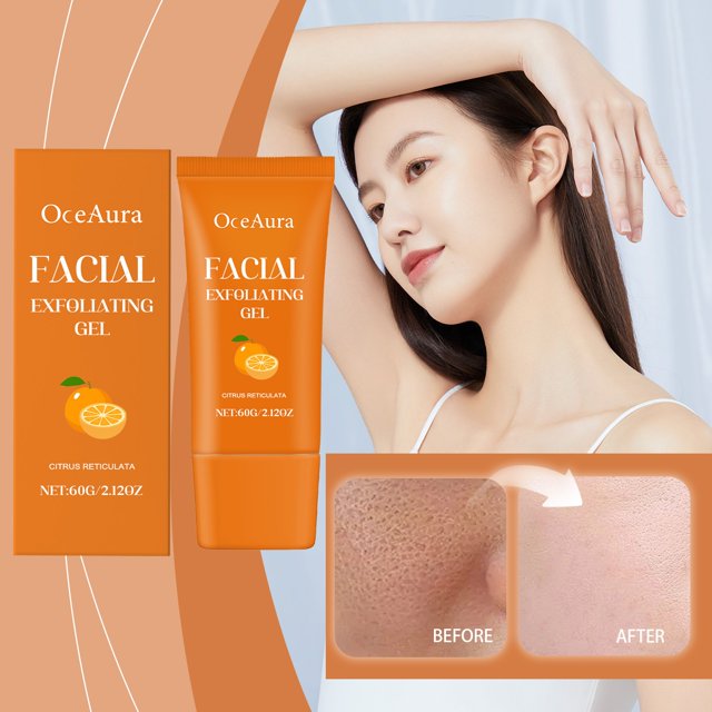 Flash Clearance OceAura Citrus Facial Exfoliating Gel 60G Wholesale LA Warehouse 387PCS