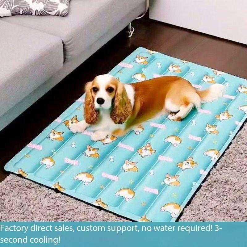 Water-free summer pet ice mats for cats and dogs. Coolant pads for dogs, ice nests that are resistant to chewing and scratching. Pet wholesale products.