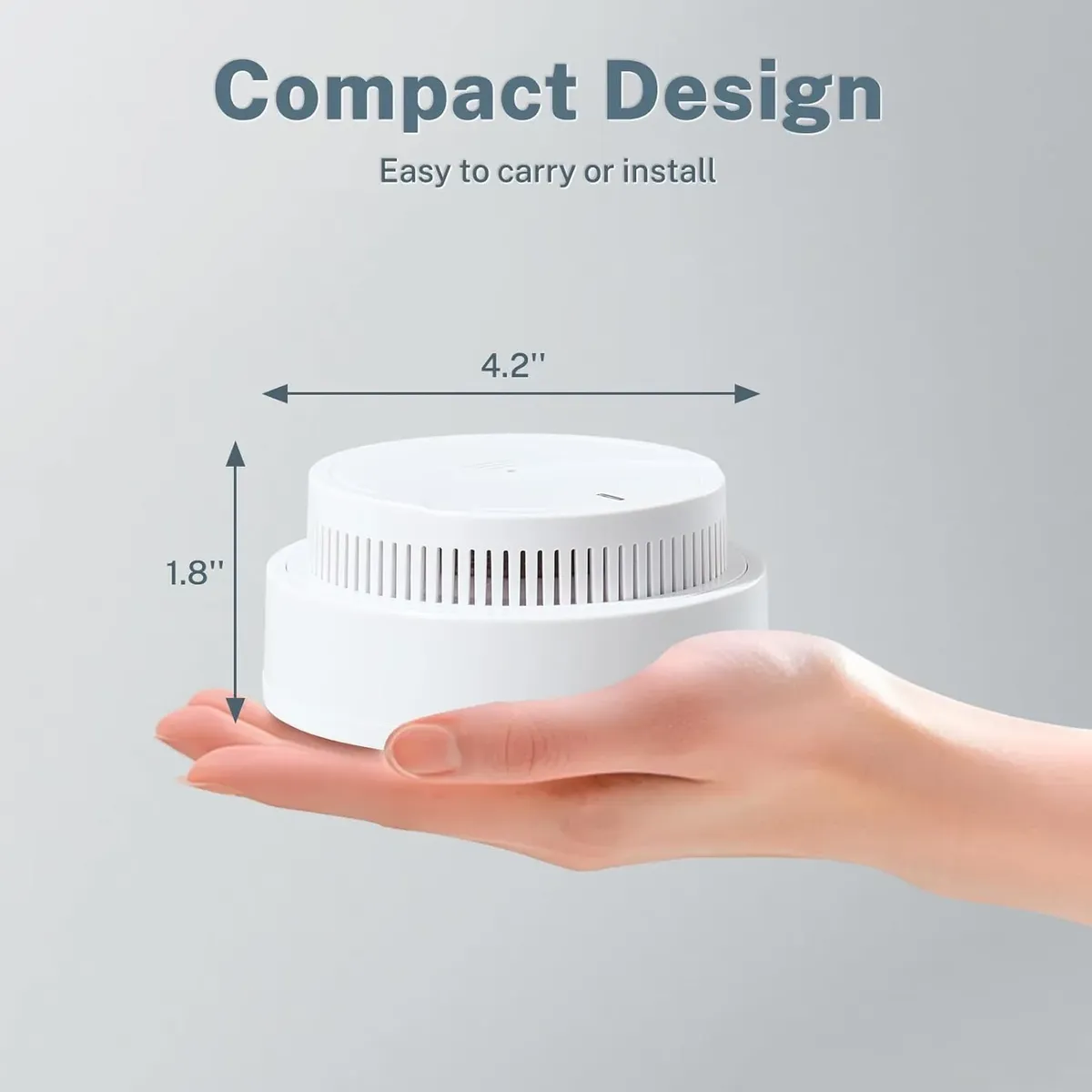High Decibel Smoke Detector Easy Installation Household Fire Prevention Alarm Wholesale Clearance