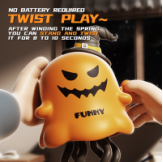 Novelty Ghost Pumpkin Wind-up Dancing Toy For Party Favors Clearance Stock 2877 Wholesale