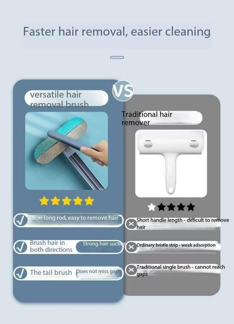 A multi-functional cleaning tool for cleaning household carpets. It’s also a grooming brush for cleaning clothes and removing hair from cats and dogs. Perfect for cleaning up unwanted hair!
