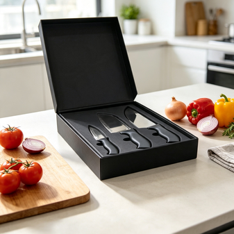 Wholesale 3-Piece Stainless Steel Kitchen Knife Set Bulk Stock With Gift Box Ship From Overseas Warehouse