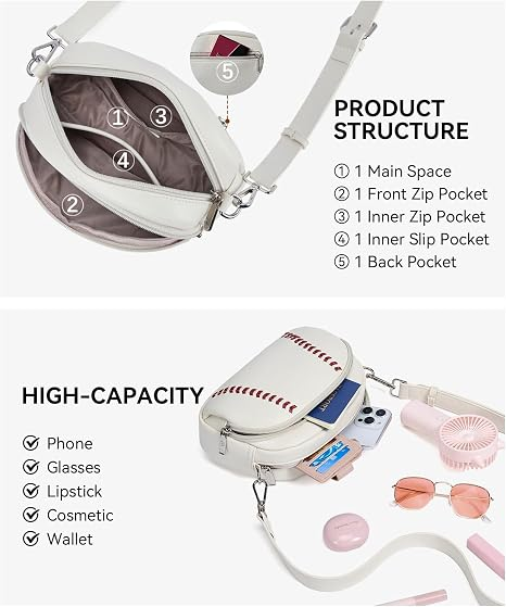 Fashion White Ladies Handbag Contrast Red Line Design Casual Women Shoulder Bag Wholesale