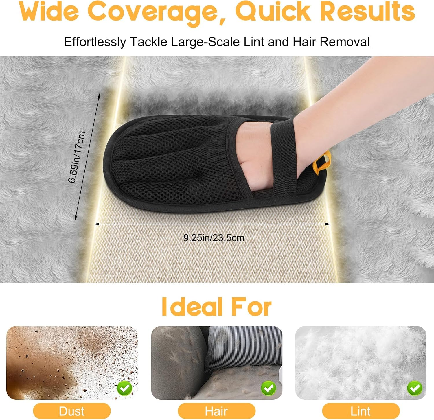 Pet Deshedding Grooming Glove, Total 6471 Units In Stock