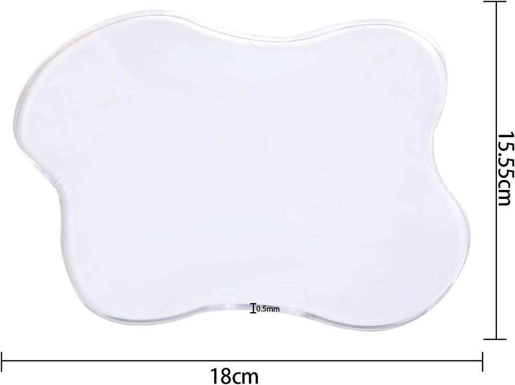 Bulk Liquidation Smooth Polished Edge Cloud Acrylic Cup Coaster For Coffee Tea Mugs, 2208Pcs Whole Batch Table Accessory
