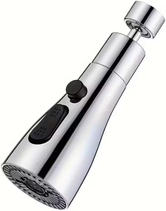 Surplus 105 Units Chrome Plated Sink Faucet Extension Sprayer 3 Water Flow Modes Wholesale Liquidation