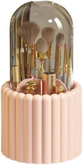 Clearance Rotatable Dustproof Makeup Brush Holder, 397Pcs Wholesale Multi Colors Mix Desktop Cosmetic Brush Storage Organizer