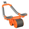 Clearance Elbow Support Ab Roller Wheel with LCD Counter, Automatic Rebound Abdominal Trainer with Knee Pad, Home Core Workout Fitness Equipment