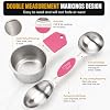 Food Grade Metal Measuring Spoon Kit Uniform Style No Mixed Colors Warehouse Clearance