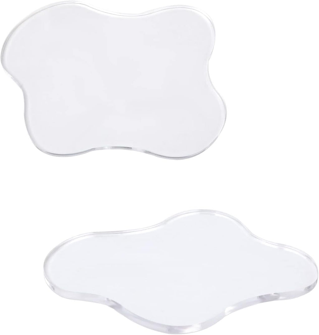 Bulk Liquidation Smooth Polished Edge Cloud Acrylic Cup Coaster For Coffee Tea Mugs, 2208Pcs Whole Batch Table Accessory