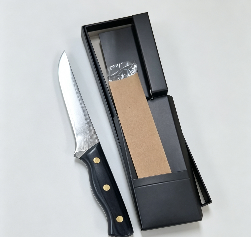 Multi-purpose Damascus Pattern Boning Knife Professional Kitchen Meat Filleting Knife Bulk Stock