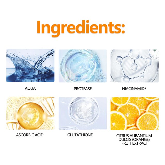 Clearance Orange Enzyme Exfoliating Gel, Mild Facial Dead Skin Remover Brightening Peeling Gel 50g