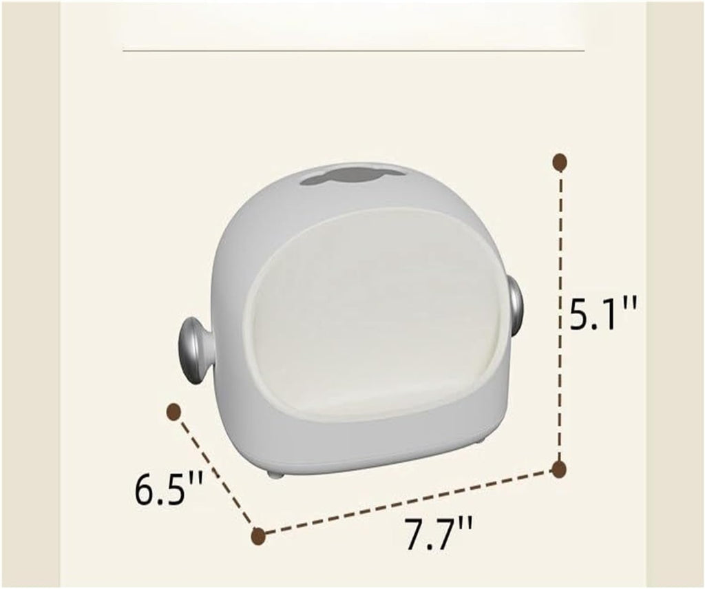 Multifunctional Space Capsule Tissue Box With Storage Compartment, 299pcs Clearance Wholesale