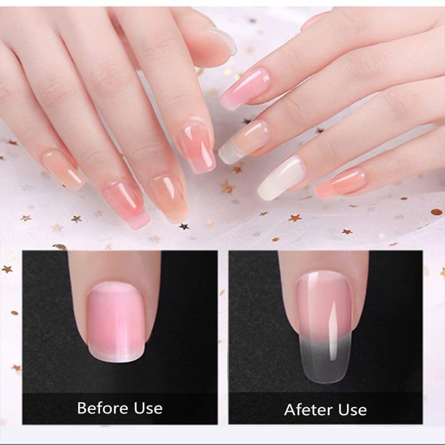 JUJUNICE Mixed Color Polyurethane Builder Gel, UV LED Quick Cure Nail Extension Gel, Clearance for Salon & At-Home DIY Manicure
