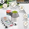 Food Grade Metal Measuring Spoon Kit Uniform Style No Mixed Colors Warehouse Clearance