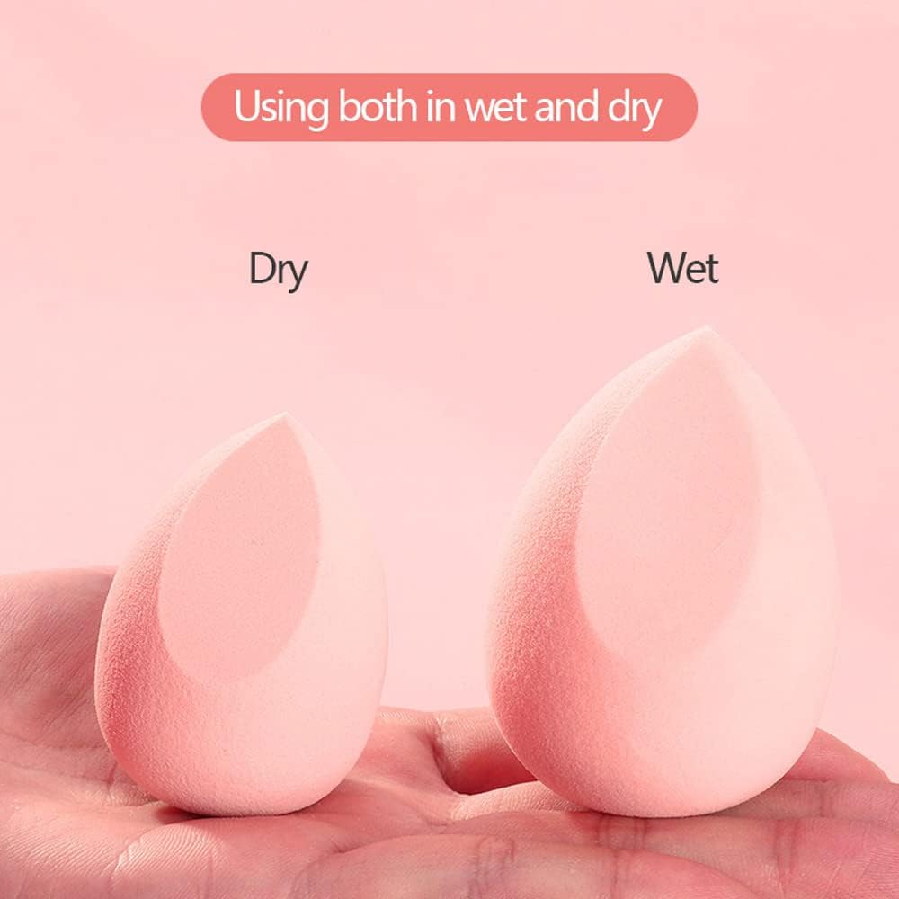 Clearance 4Pcs Makeup Sponge Set, Soft Beauty Blender, Non-Absorbent Foundation Blending Sponge