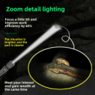 Limited Closeout Lot 40 Rechargeable LED Flashlight, Zoomable High Lumen Tactical Torch For Outdoor Camping Hiking