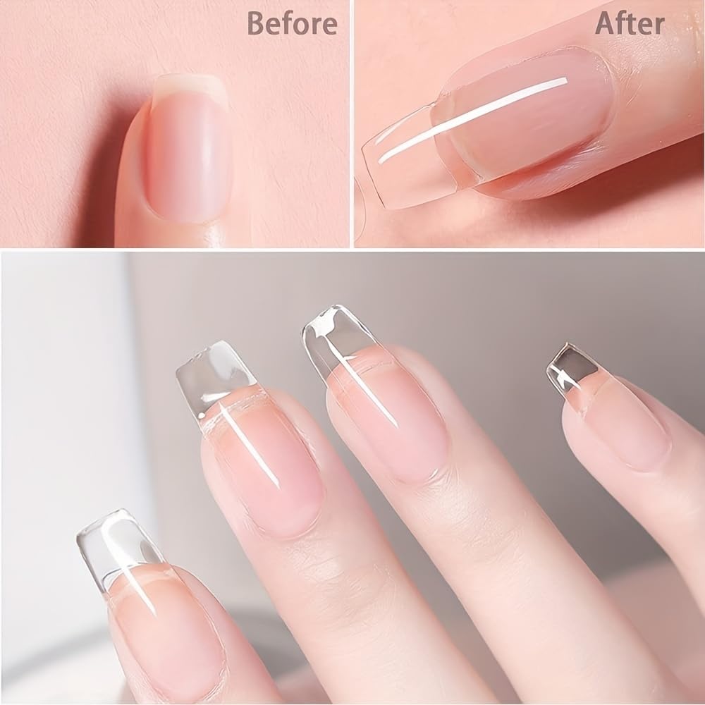 JUJUNICE Mixed Color Polyurethane Builder Gel, UV LED Quick Cure Nail Extension Gel, Clearance for Salon & At-Home DIY Manicure