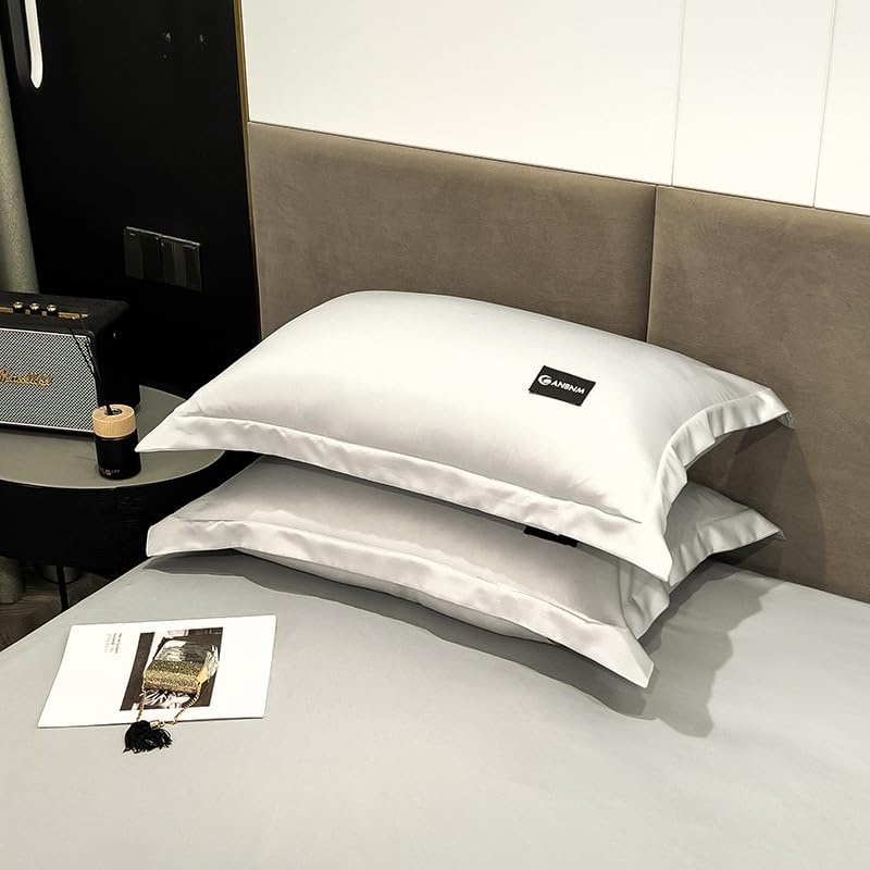 Silky Washed Silk Pillowcase 2 Pack, 394pcs Solid Color Envelope Pillow Covers Wholesale Clearance