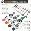 Food Grade Metal Measuring Spoon Kit Uniform Style No Mixed Colors Warehouse Clearance