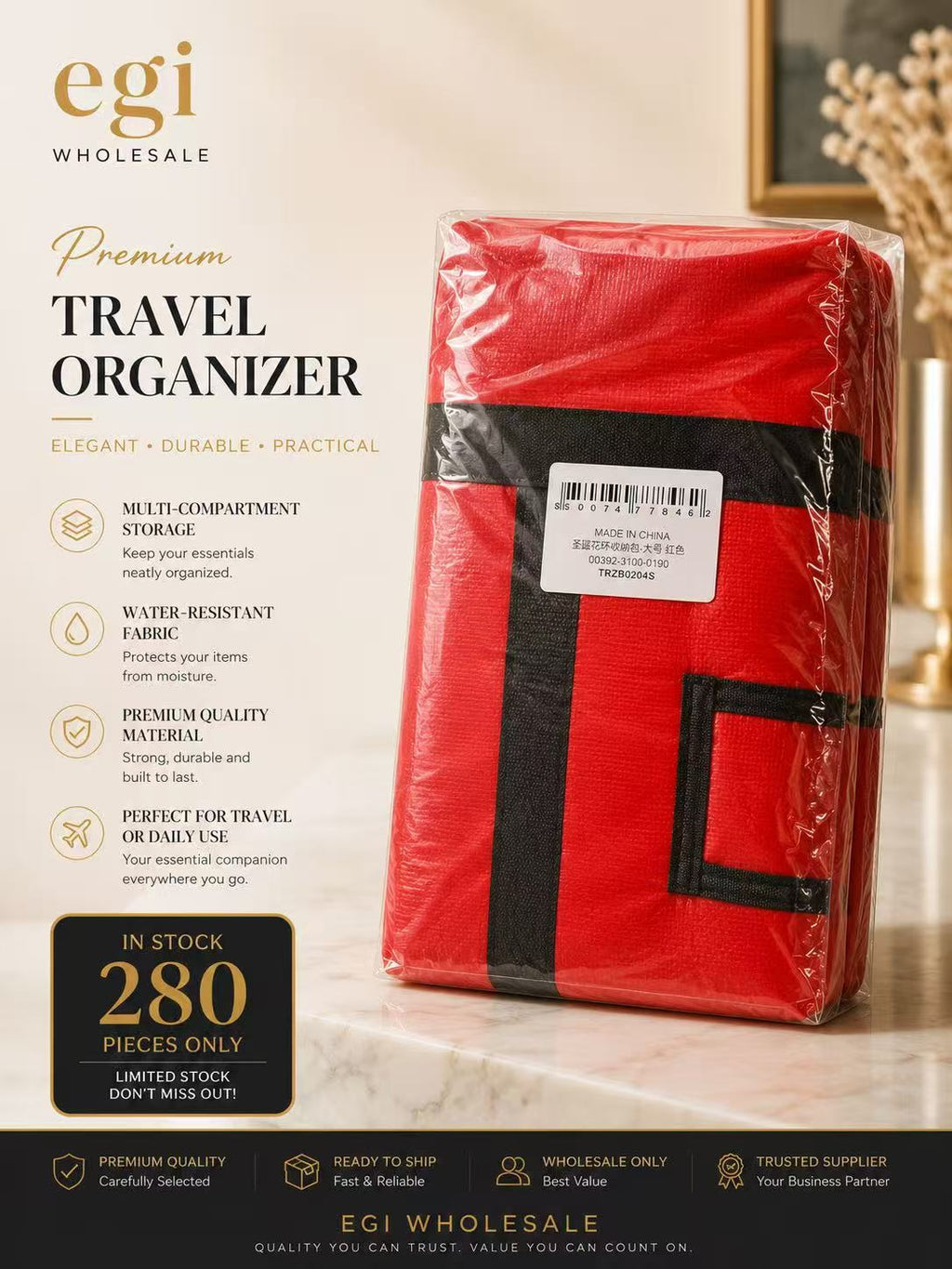 Large Insulated Food Delivery Bag – Thermal Catering Tote | Only 280 Left