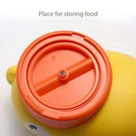 Dog Interactive Treat Dispenser Toy, Food Puzzle Slow Feeder (Yellow)