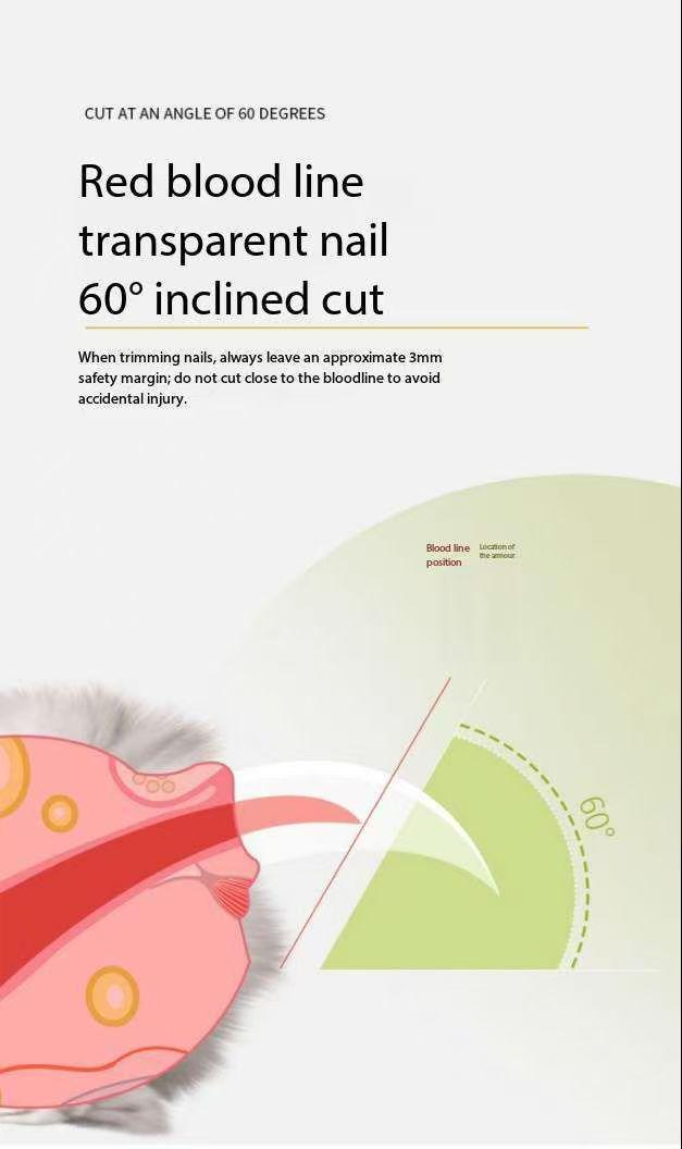 Cross-border nail clippers for cutting nails on dogs and cats. Designed with stainless steel blades, suitable for both cats and dogs. Universal tool for nail trimming.