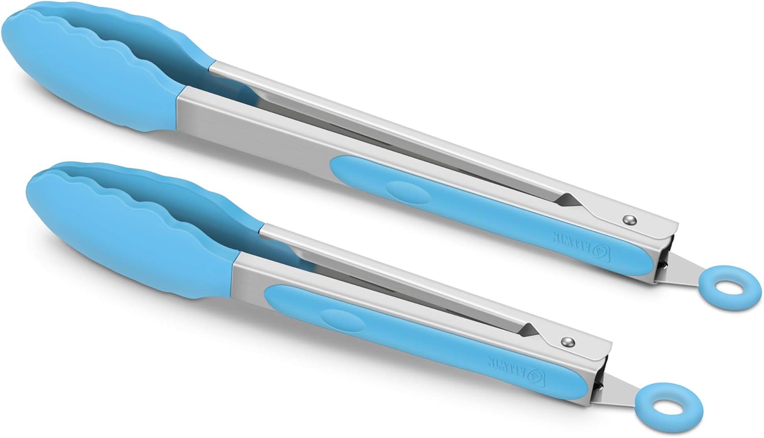 Clearance Silicone Tip Stainless Steel Food Tongs, 580Pcs Wholesale Non-Slip Kitchen BBQ Tongs
