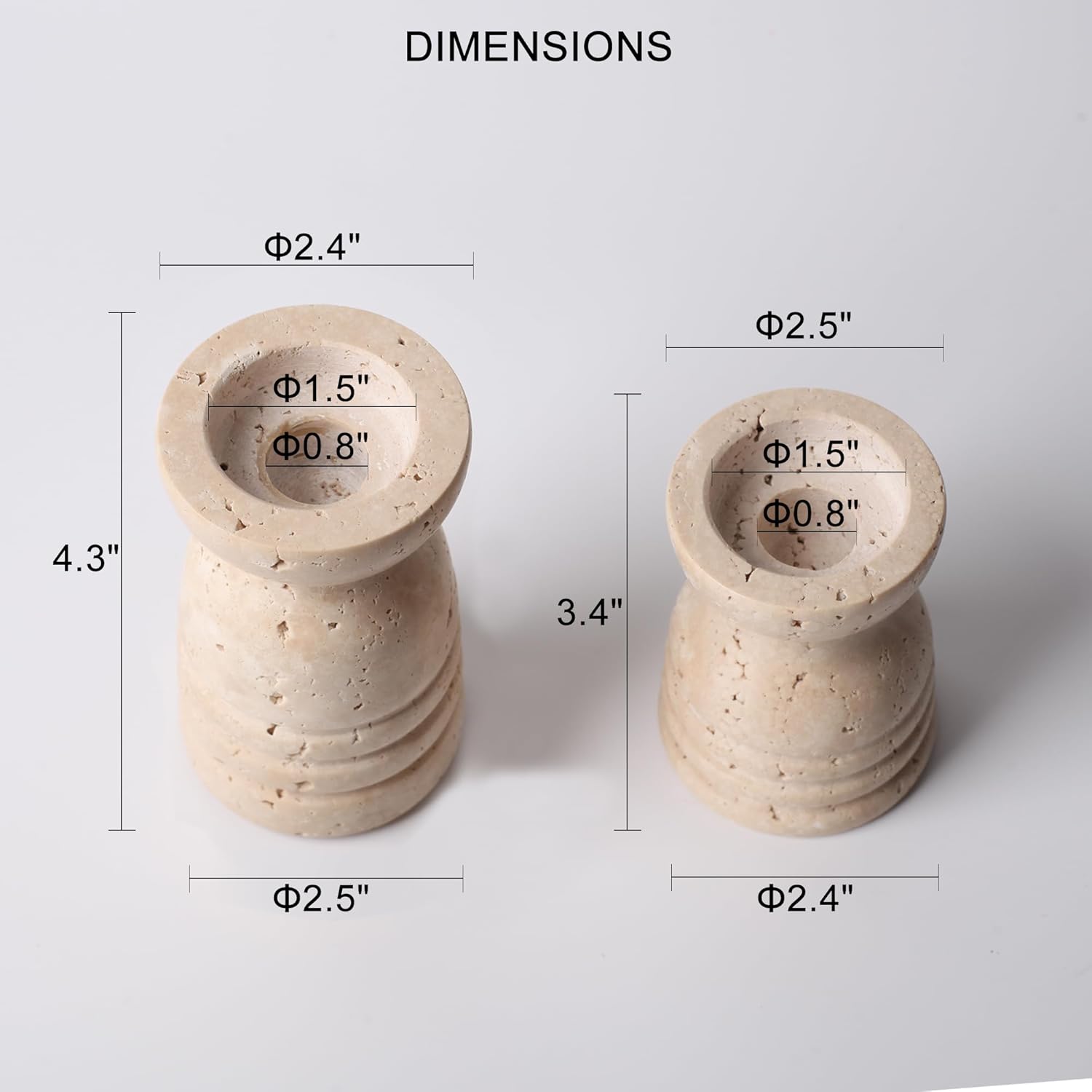 Bulk Liquidation Recessed Wave Detail Marble Candle Holder For Dinner Table Mantel Decor, 200Pcs Whole Batch Home Ornament