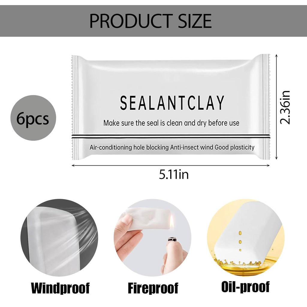 Bulk Liquidation Reusable Hole Sealant Clay, 499 Units Mix Batch Household Pipe Hole Block Mud