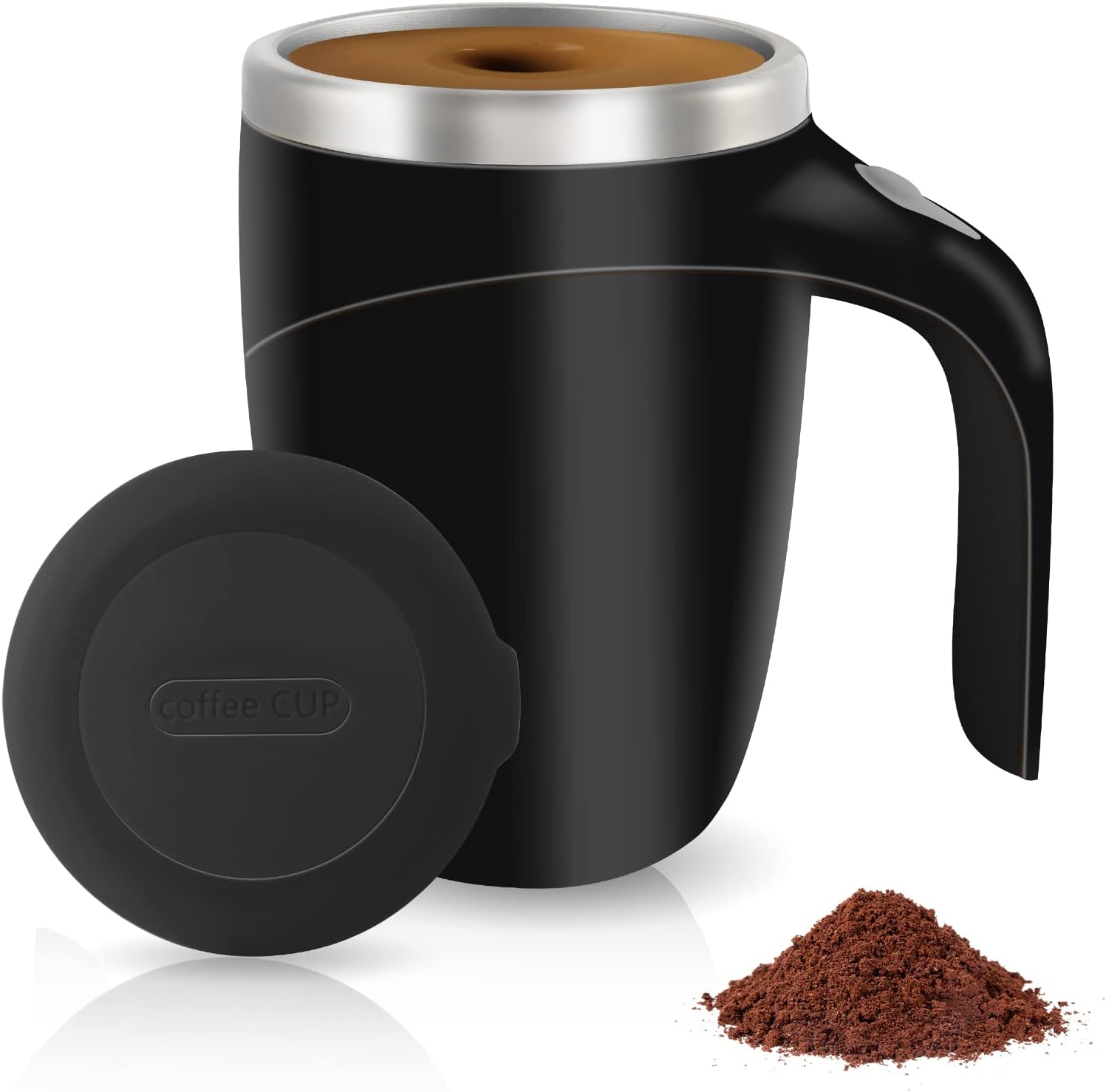 Warehouse Clearance Ergonomic Handle Automatic Stirring Coffee Cup, 910 Pieces Bulk Supply Coffee Lovers Gadget