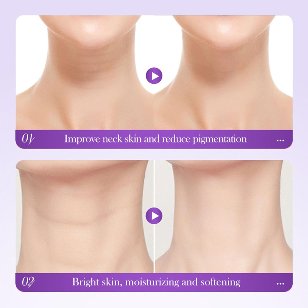 Roller Massage Neck Firming Cream, Collagen Anti-Aging Neck Lotion, Reduce Double Chin & Neck Wrinkles Clearance Stock