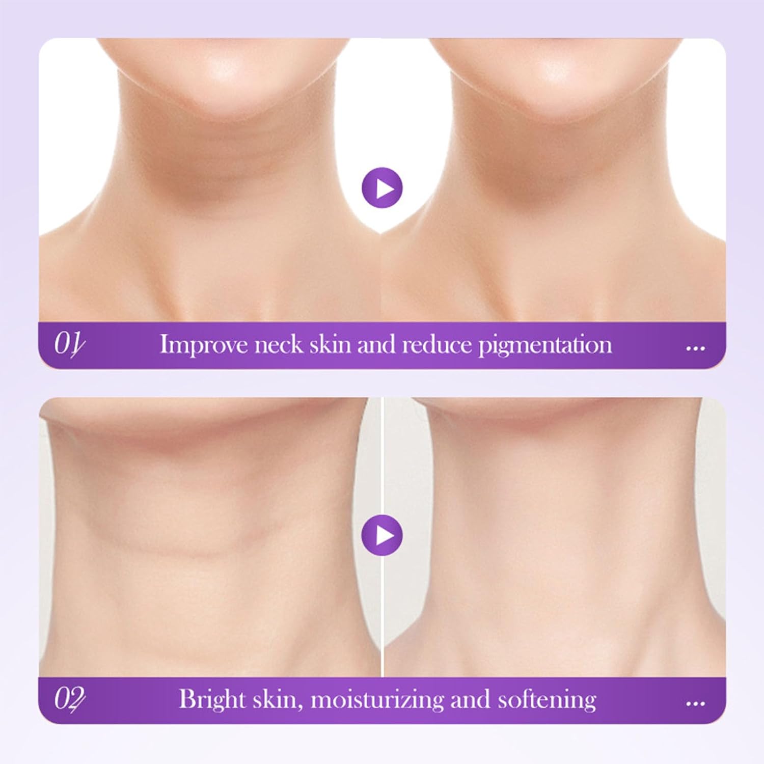 Roller Massage Neck Firming Cream, Collagen Anti-Aging Neck Lotion, Reduce Double Chin & Neck Wrinkles Clearance Stock