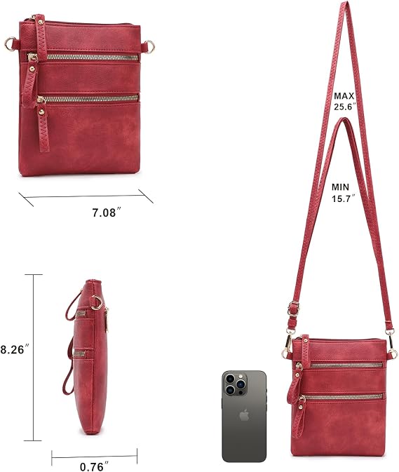 Adjustable Strap Mini Crossbody Bag Multi Pockets Ladies Casual Daily Bag Clearance Stock 278 Wholesale