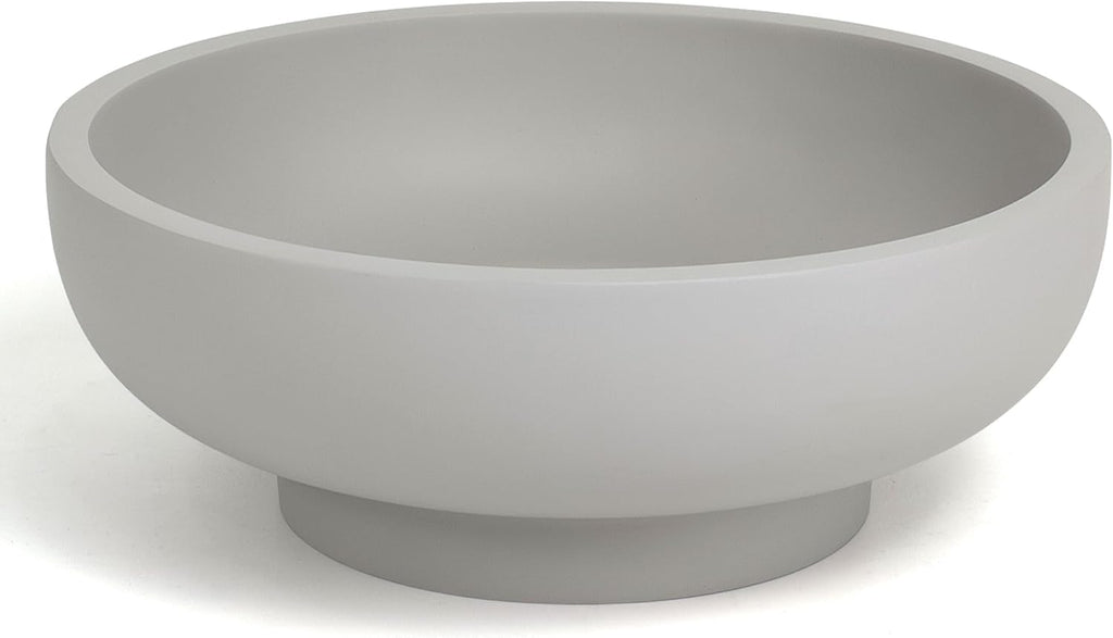 Simple Matte Concrete Round Decor Bowl Black & White Assorted Stock Clearance 580 Wholesale Table Centerpiece