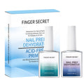 Clearance Finger Secret X-Strength Nail Prep Dehydrator + Primer 18ml, Salon Grade Nail Bonder, Mild Formula Boost Adhesion, Prevent Lifting for Gel & Acrylic Manicure