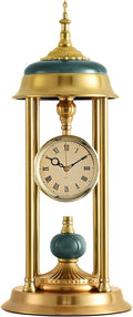 Bulk Clearance Luxury Table Clocks Wholesale | Golden Elephant Decor Desk Clock & European Roman Numeral Pillar Pendulum Clock, Limited Stock Bundle Liquidation