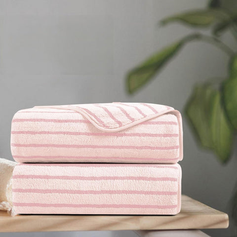 Blush Pink Bath Towel No Mixed Color Quick Dry Fluffy Shower Towels Warehouse Clearance