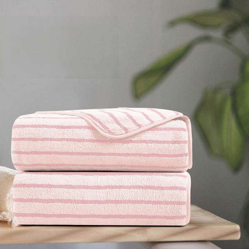 Blush Pink Bath Towel No Mixed Color Quick Dry Fluffy Shower Towels Warehouse Clearance