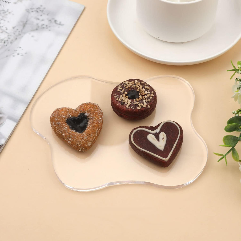 Bulk Liquidation Smooth Polished Edge Cloud Acrylic Cup Coaster For Coffee Tea Mugs, 2208Pcs Whole Batch Table Accessory
